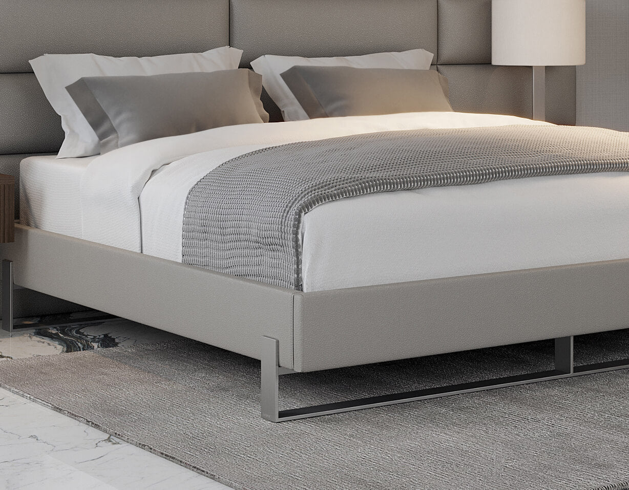 Vant Elevated Platform Bed Brushed Nickel - Full Size - Image 31