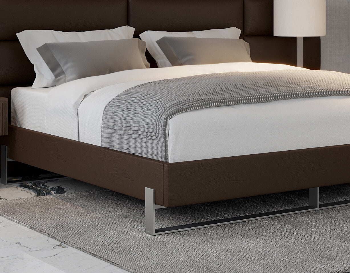 Vant Elevated Platform Bed Brushed Nickel - Full Size - Image 6