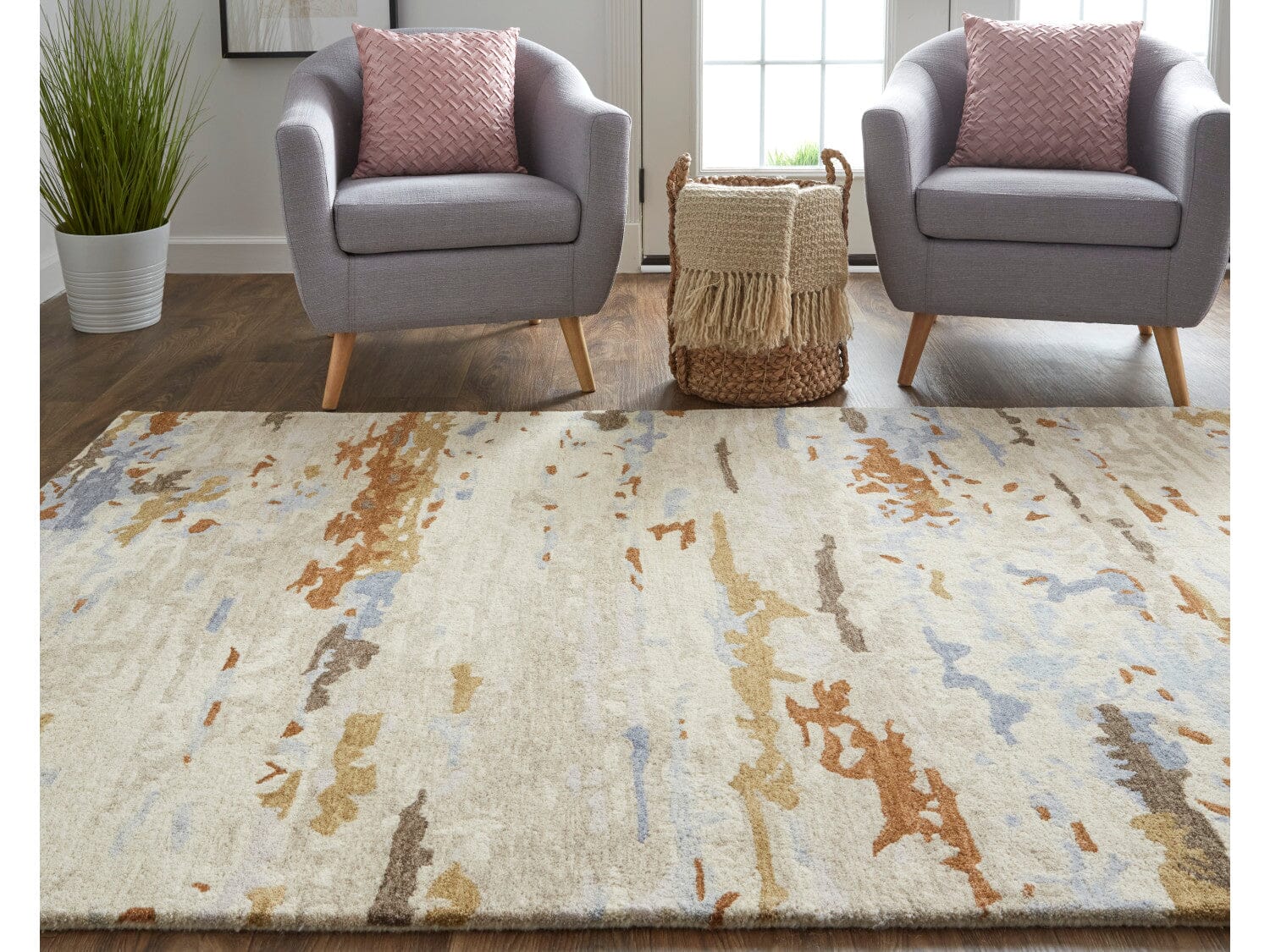 Everley Modern Abstrac - Accent Rug - Image 44