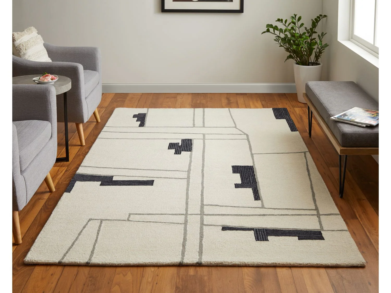 Maguire Transitional Abstract - Accent Rug - Image 36
