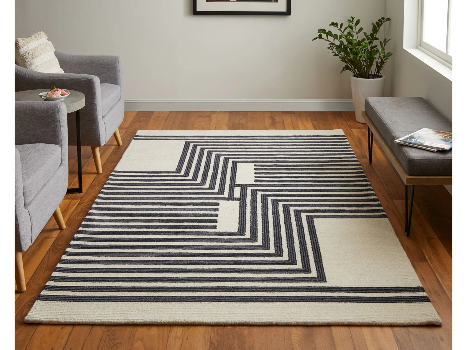 Maguire Transitional Abstract - Accent Rug - Image 85