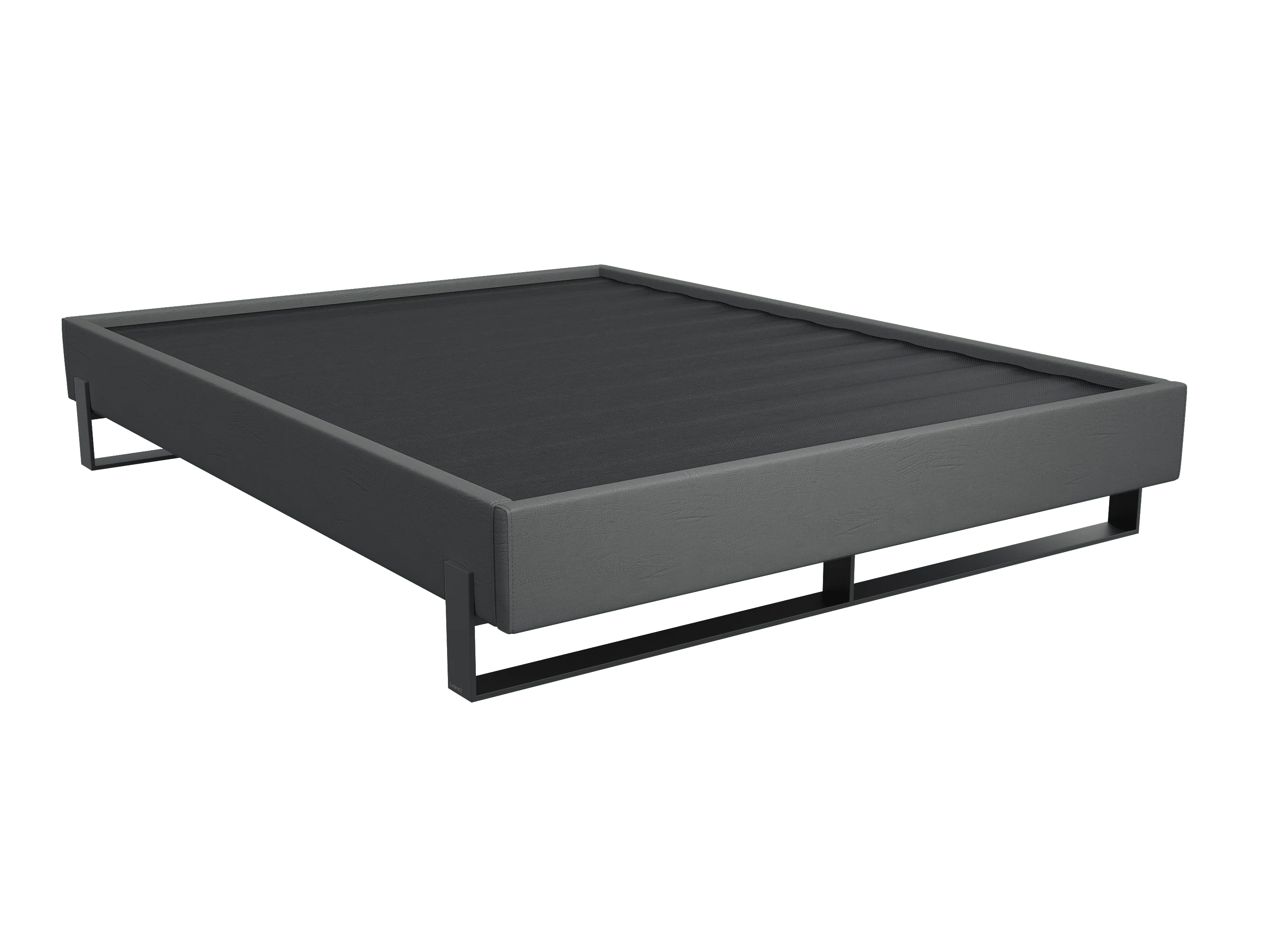 Vant Elevated Platform Bed Matte Black -Twin Size - Image 37