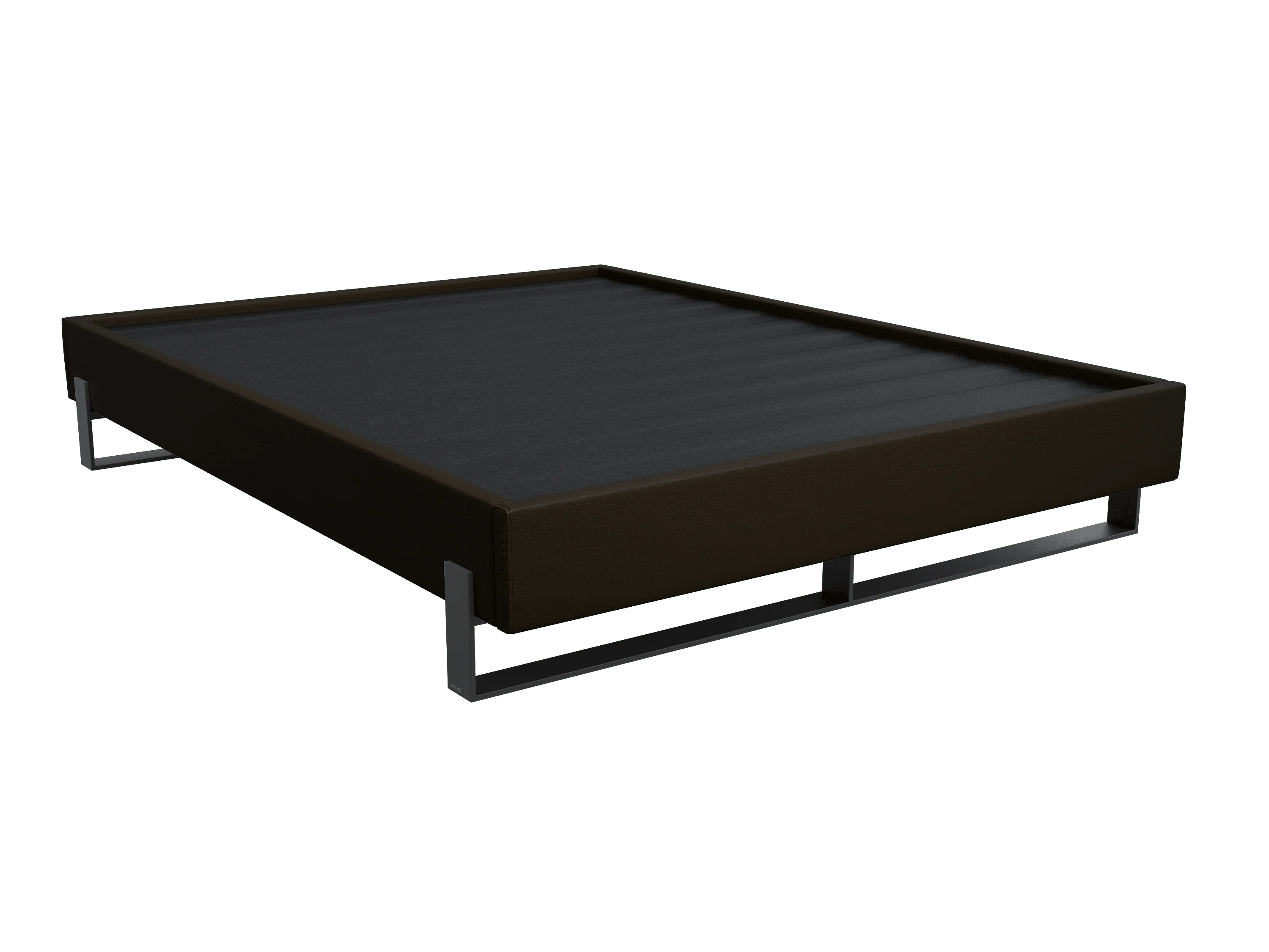 Vant Elevated Platform Bed Matte Black -Twin Size - Image 40