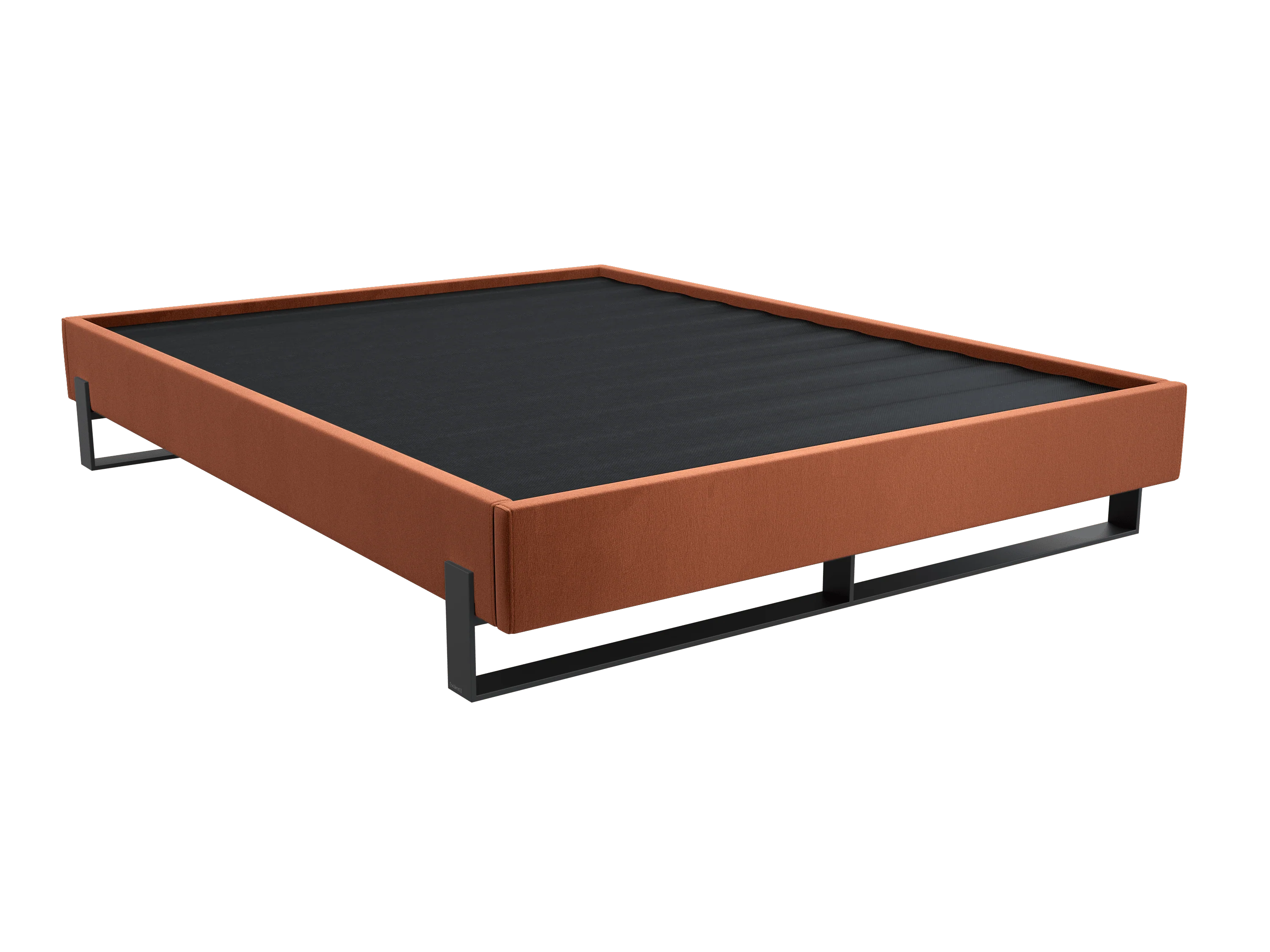 Vant Elevated Platform Bed Matte Black -Twin Size - Image 49