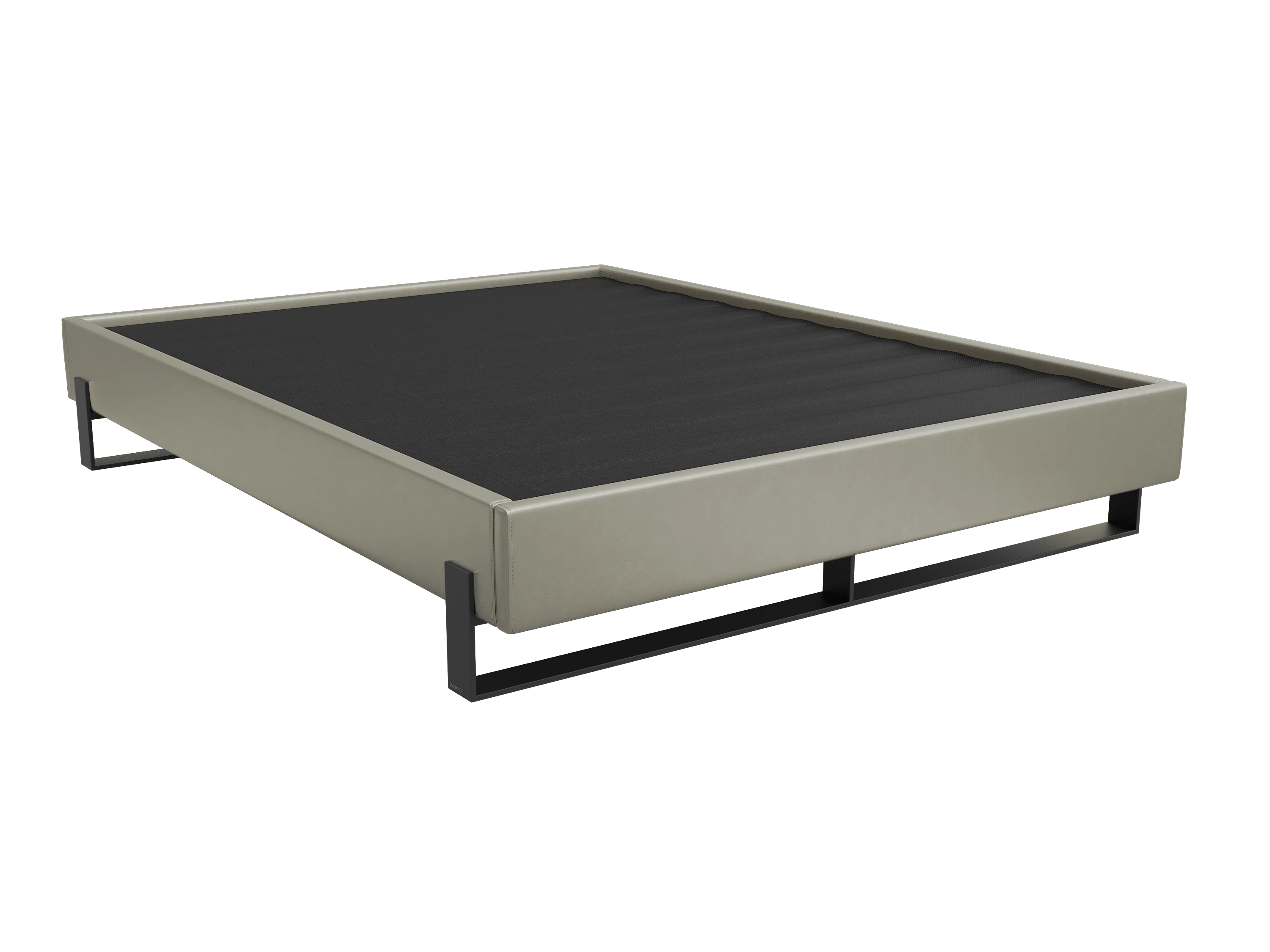 Vant Elevated Platform Bed Matte Black -Twin Size - Image 59