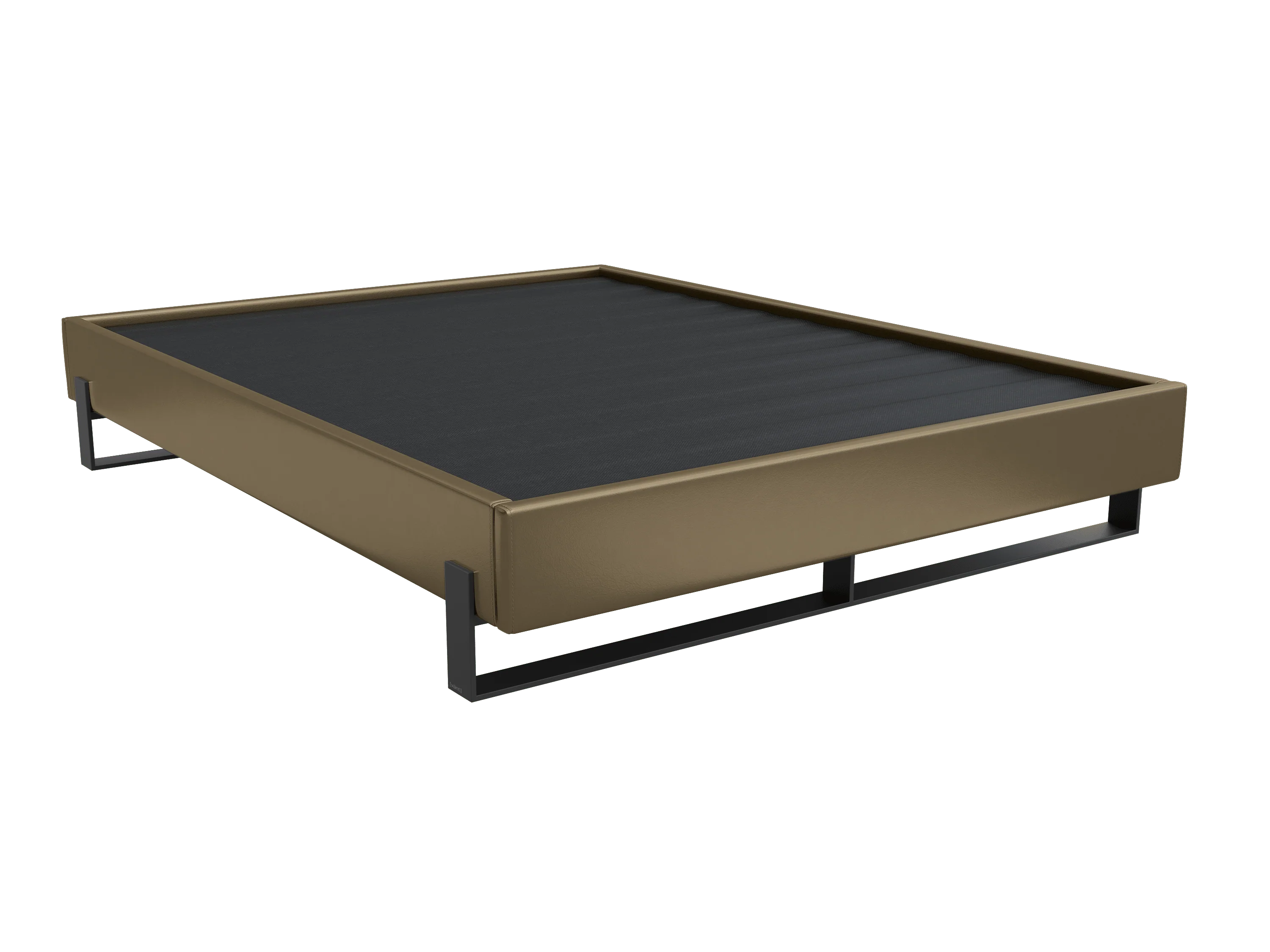 Vant Elevated Platform Bed Matte Black -Twin Size - Image 63