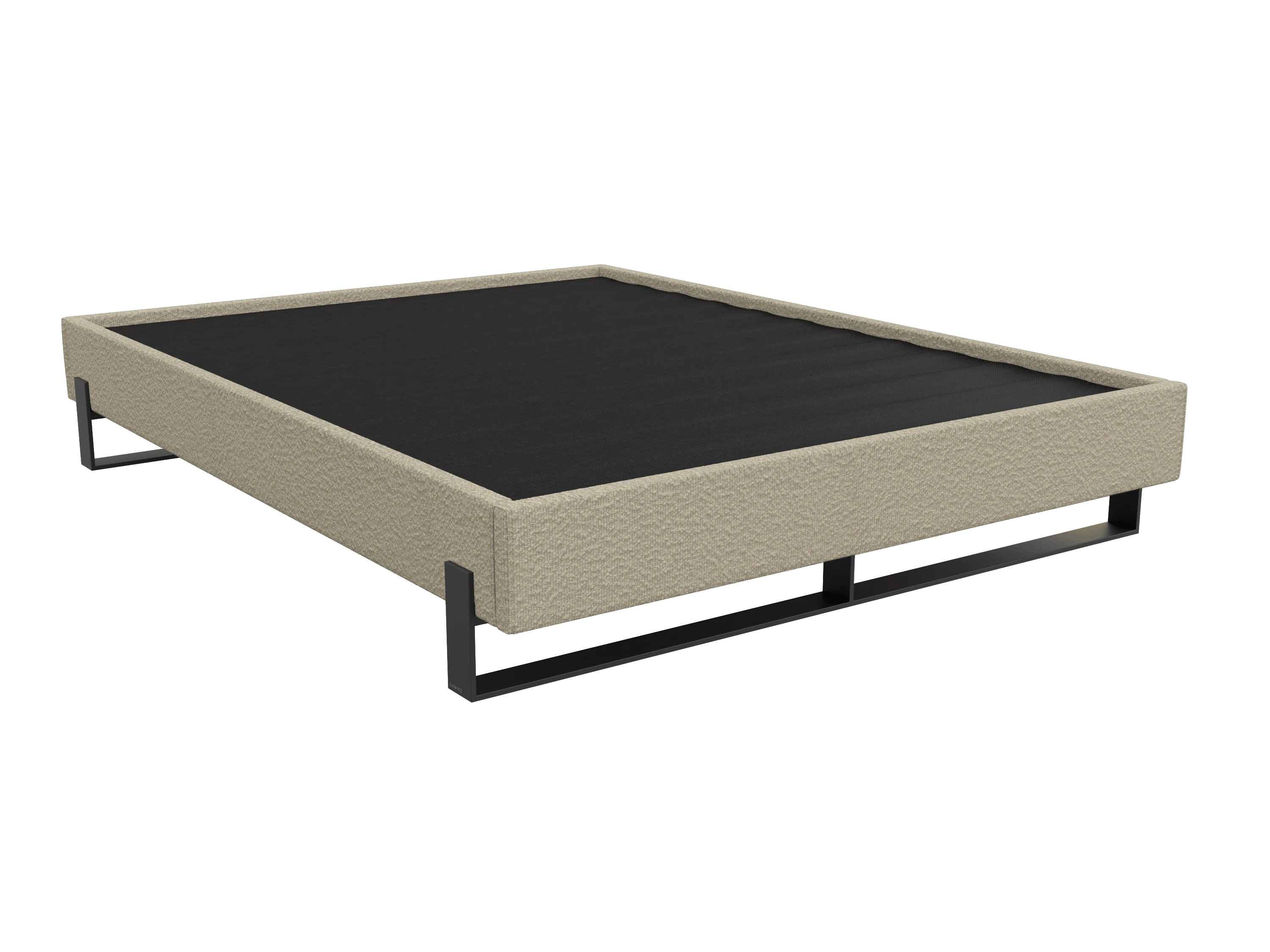Vant Elevated Platform Bed Matte Black -Twin Size - Image 73