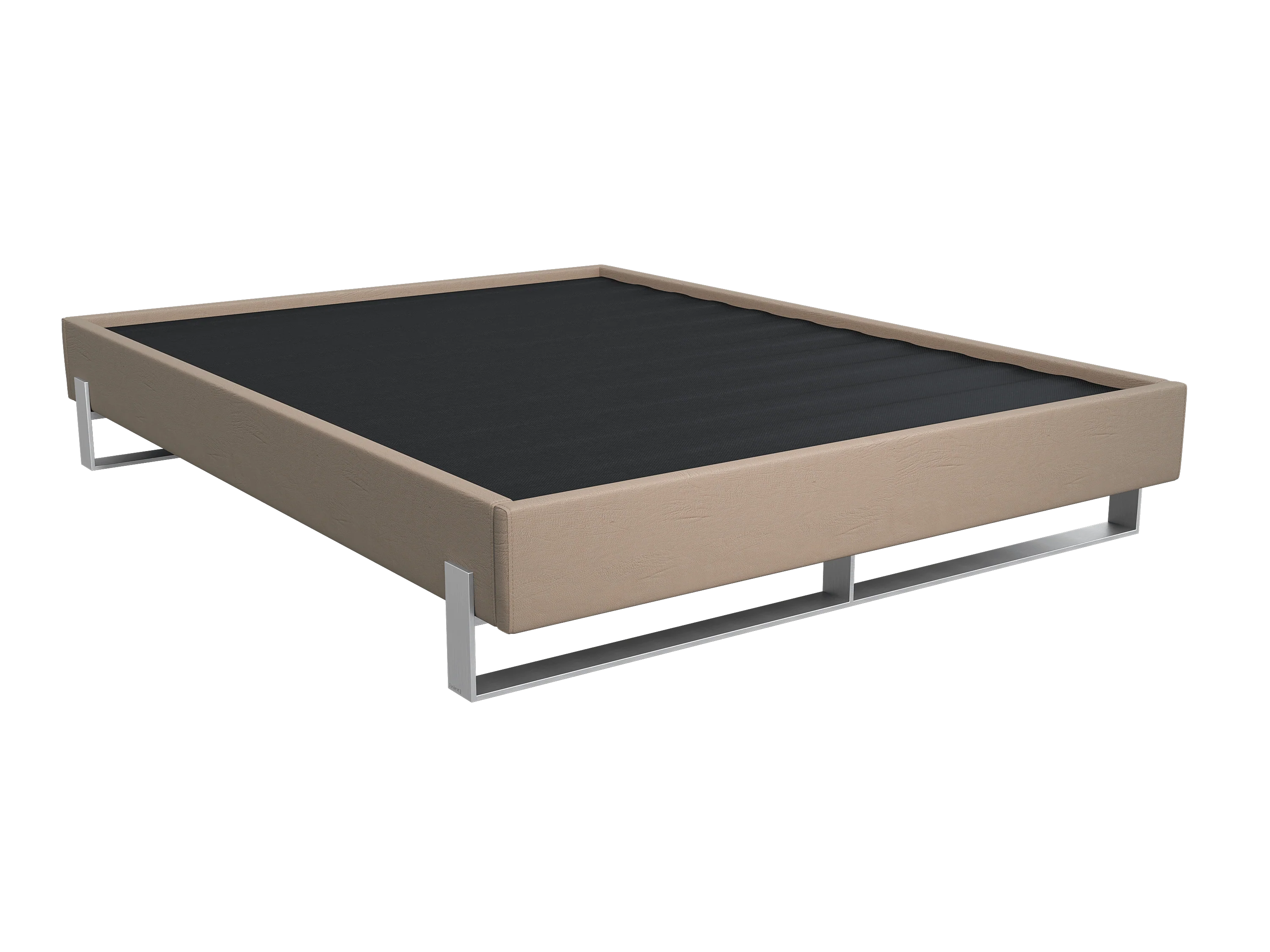 Vant Elevated Platform Bed Brushed Nickel - King Size - Image 46