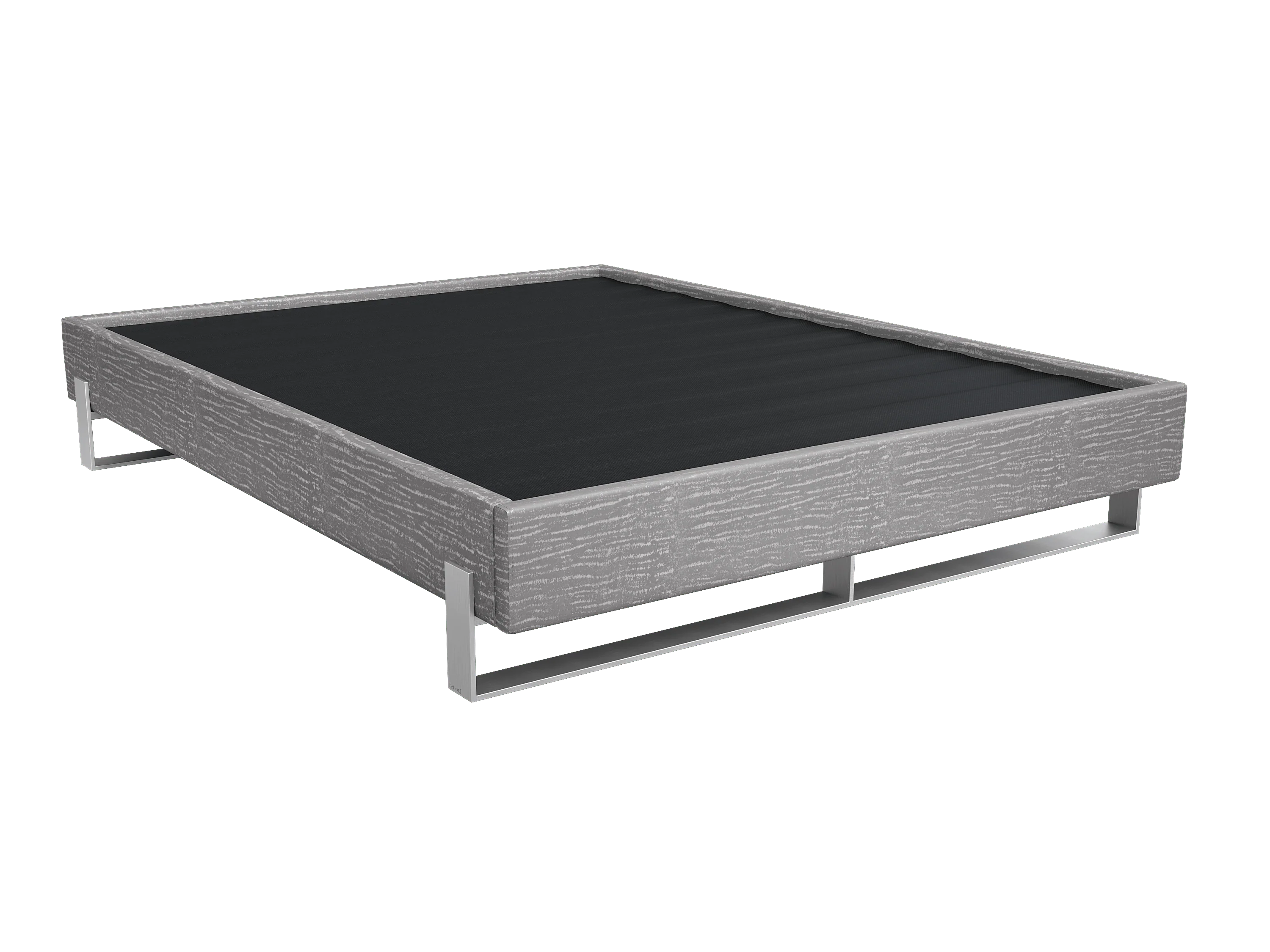 Vant Elevated Platform Bed Brushed Nickel - King Size - Image 67