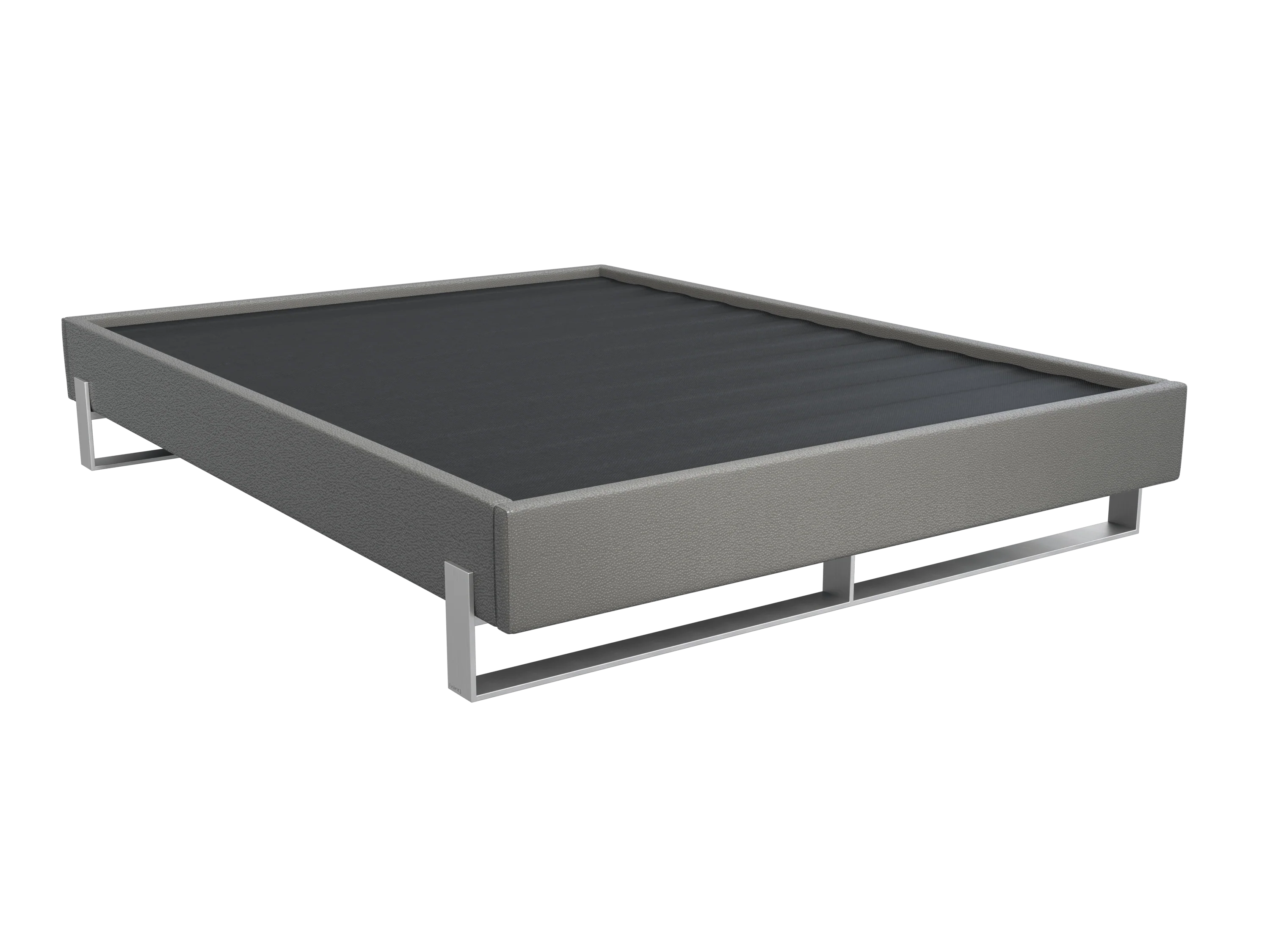 Vant Elevated Platform Bed Brushed Nickel - King Size - Image 76