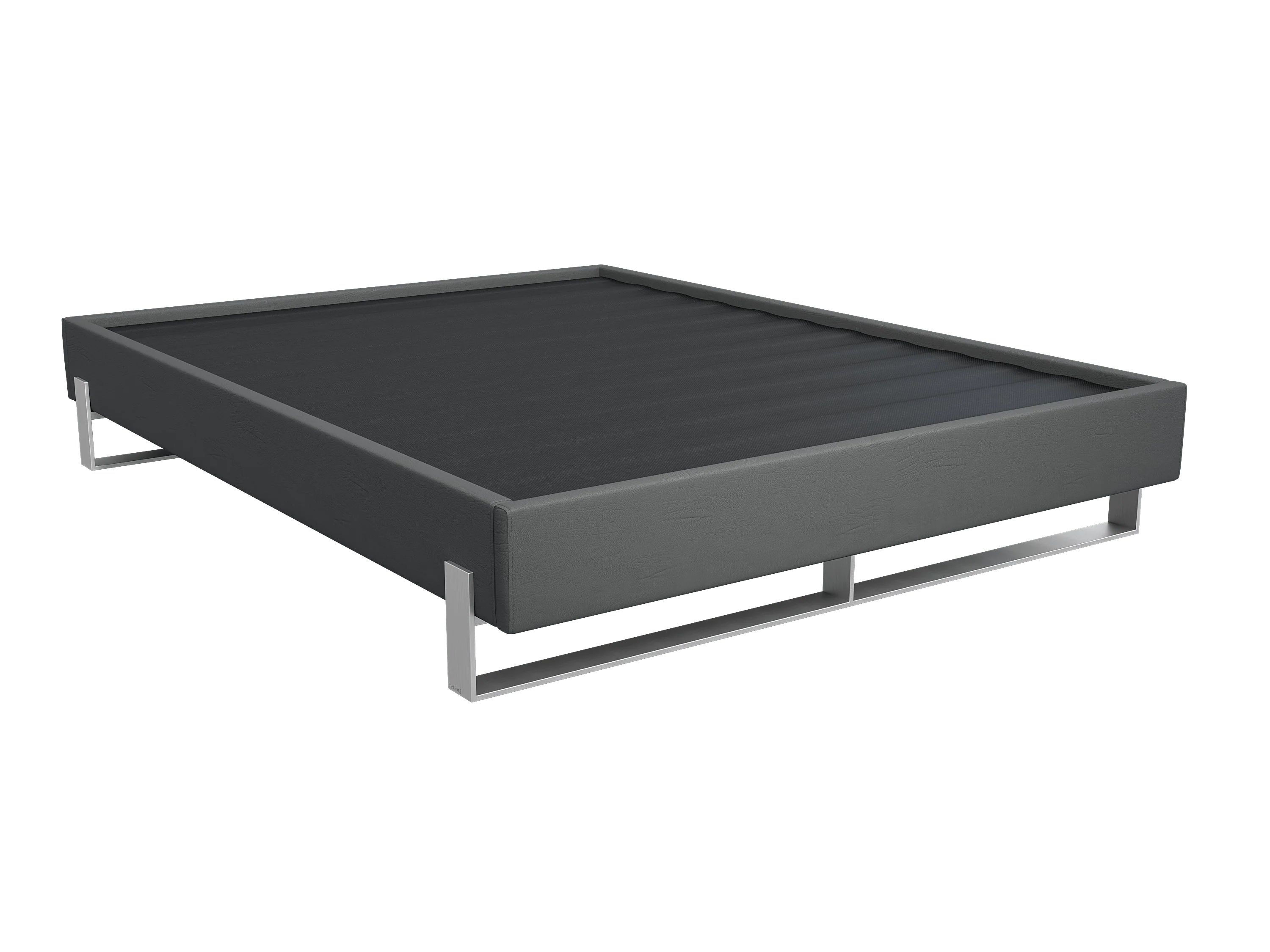 Vant Elevated Platform Bed Brushed Nickel - Twin Size - Image 39