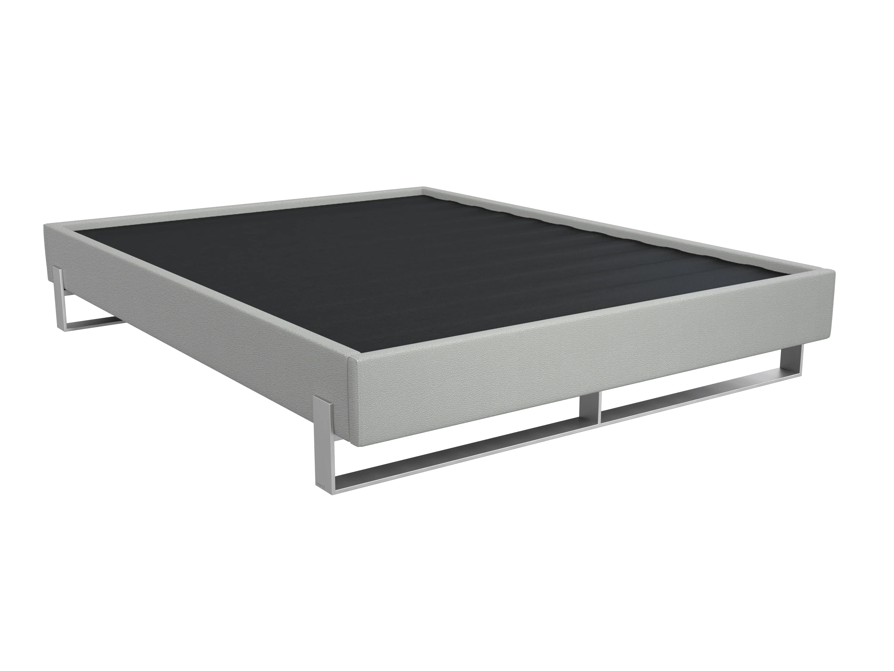 Vant Elevated Platform Bed Brushed Nickel - Twin Size - Image 70