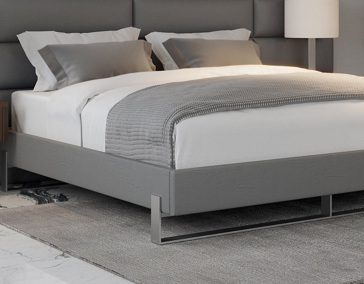 Vant Elevated Platform Bed Brushed Nickel - California King Size - Image 3