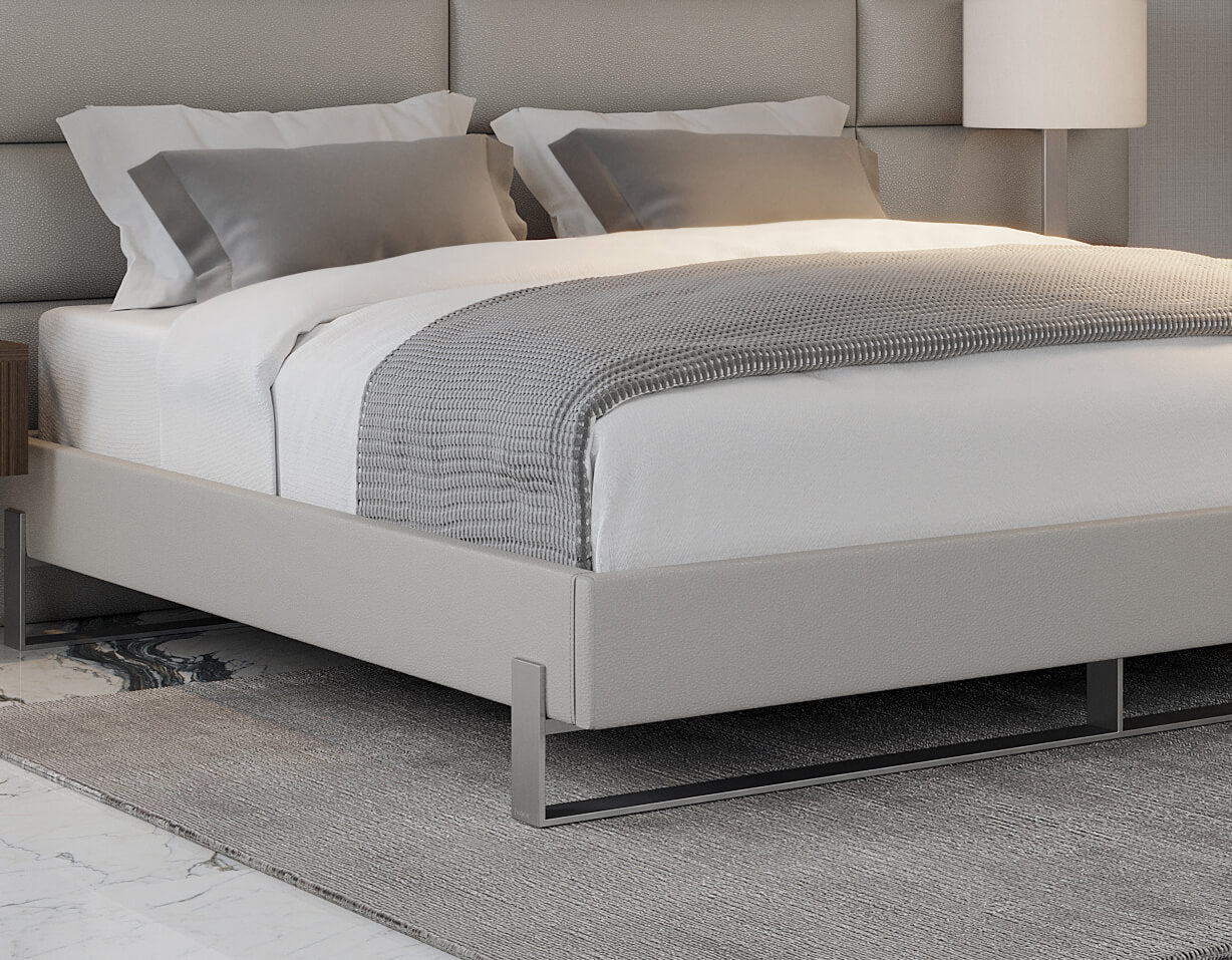 Vant Elevated Platform Bed Brushed Nickel - California King Size - Image 76