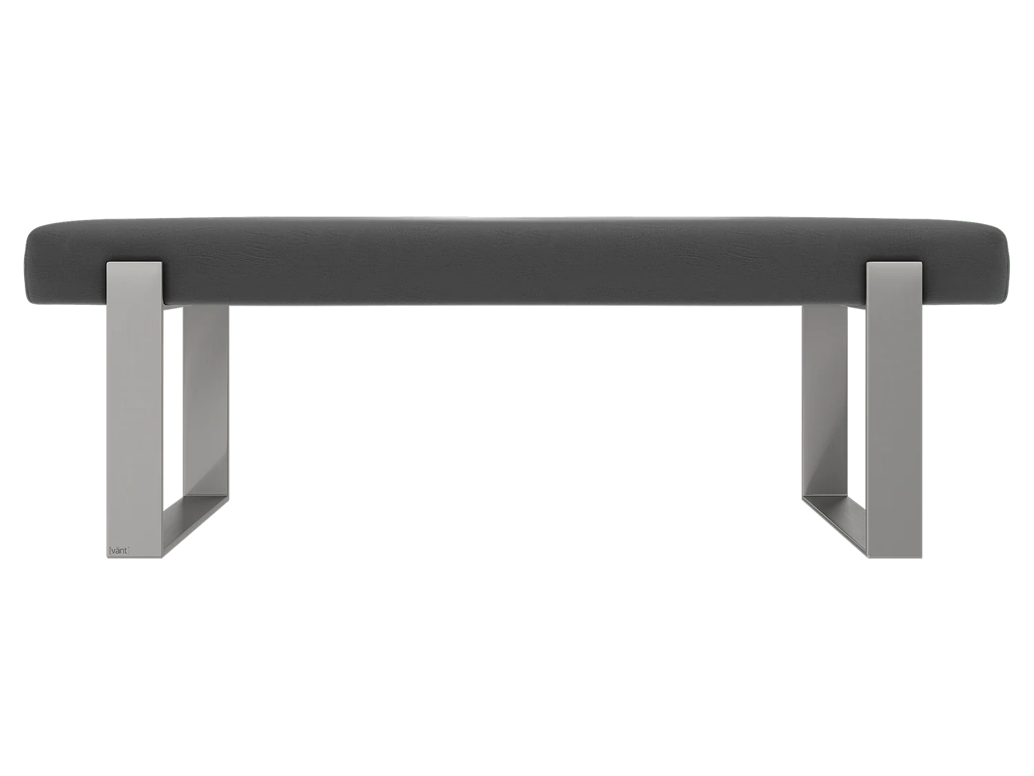 Vant Upholstered Bedroom Bench - Brushed Nickel Legs - Image 10