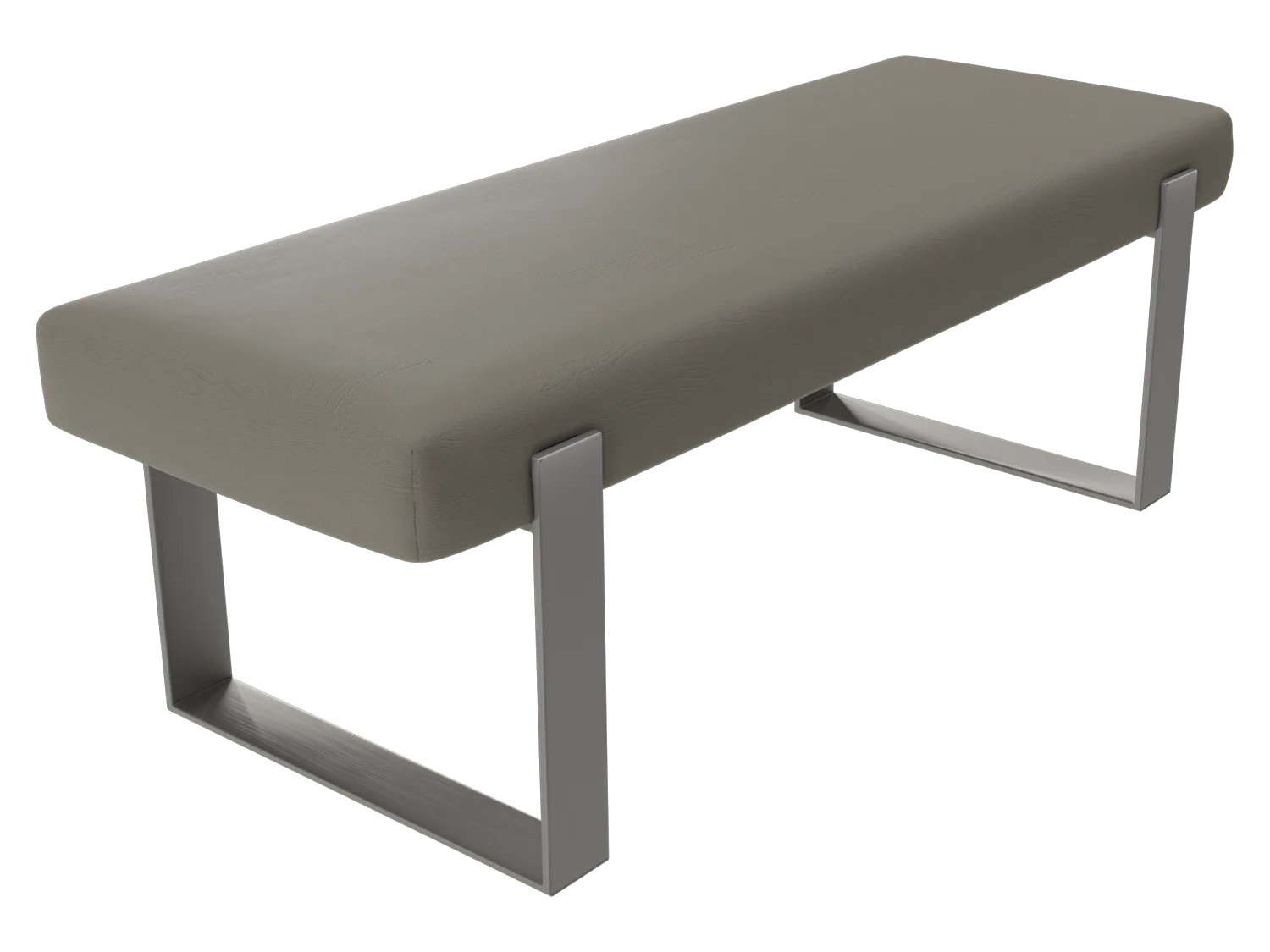 Vant Upholstered Bedroom Bench - Brushed Nickel Legs - Image 109