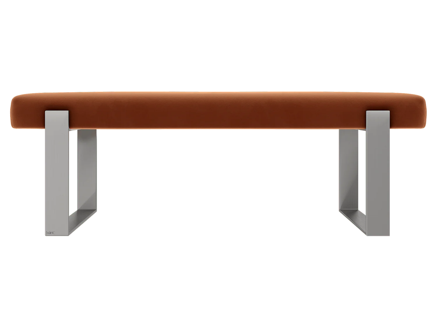 Vant Upholstered Bedroom Bench - Brushed Nickel Legs - Image 113