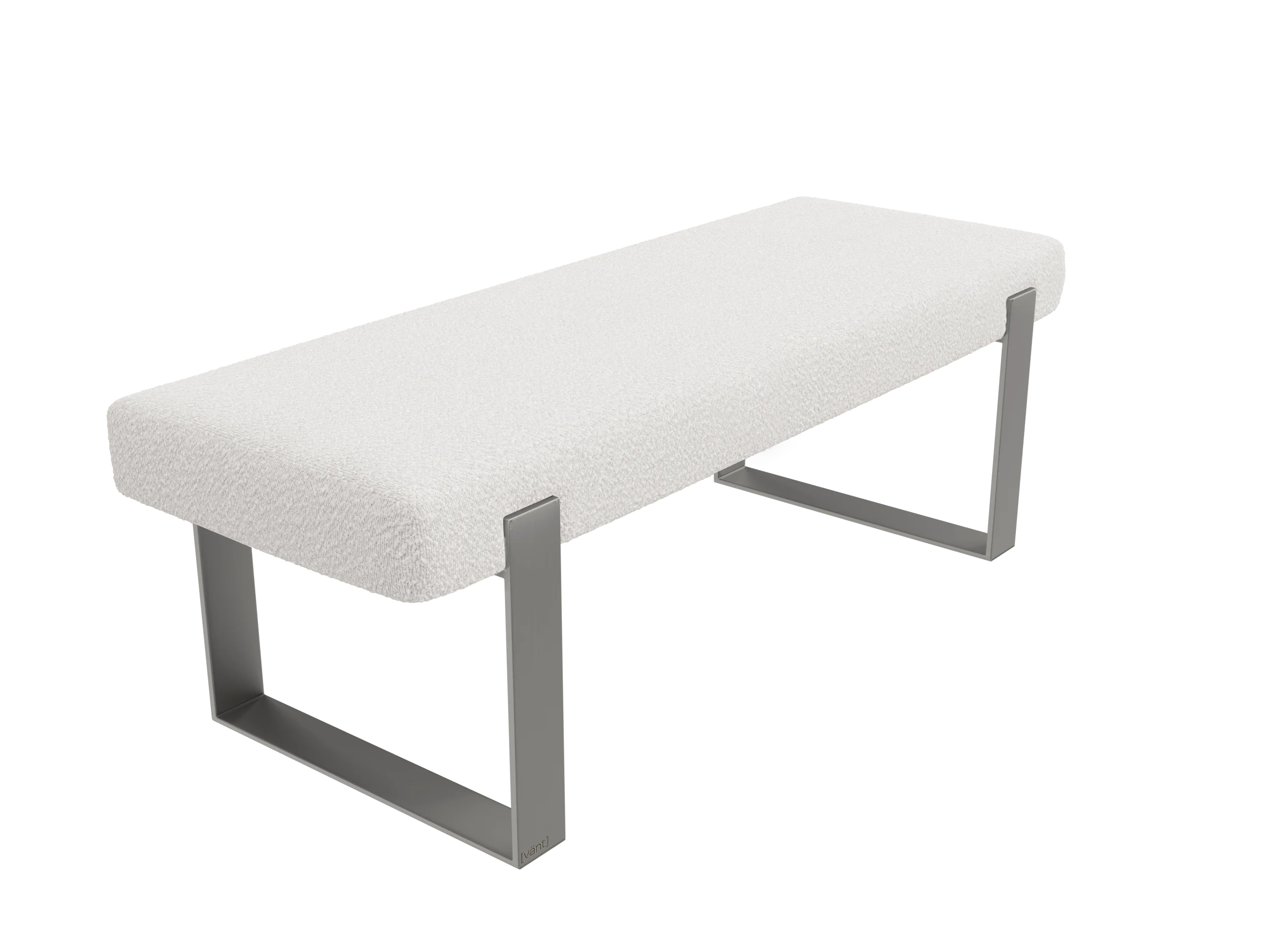 Vant Upholstered Bedroom Bench - Brushed Nickel Legs - Image 115
