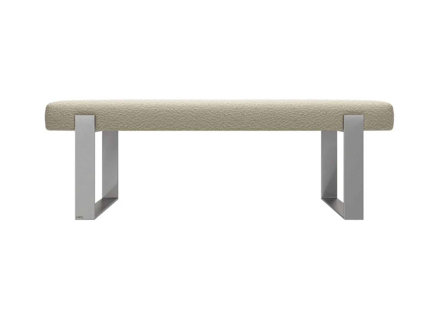 Vant Upholstered Bedroom Bench - Brushed Nickel Legs - Image 118