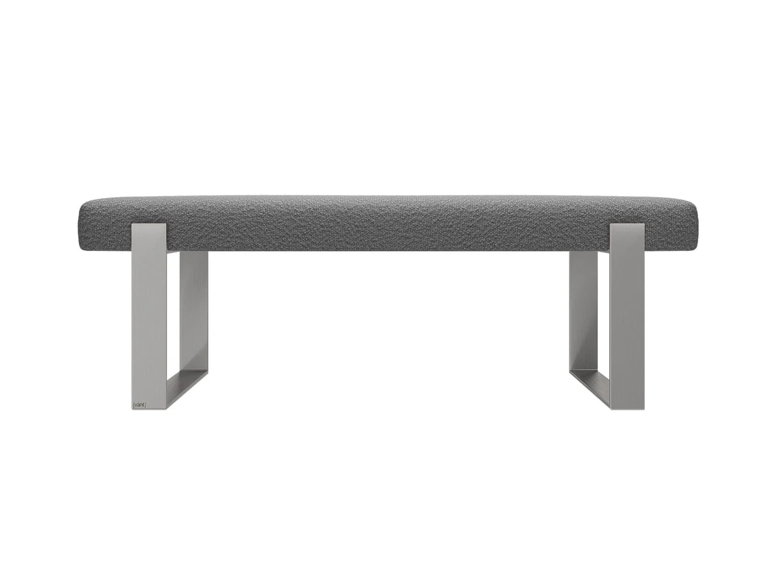 Vant Upholstered Bedroom Bench - Brushed Nickel Legs - Image 119