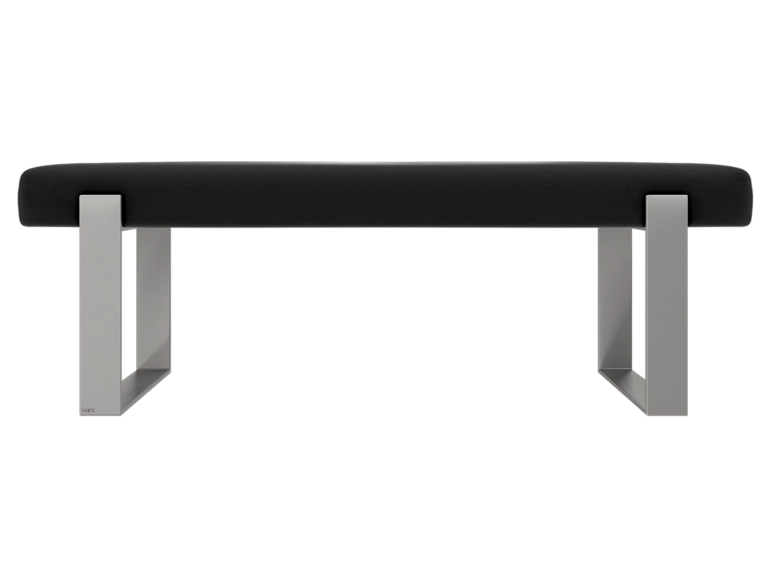 Vant Upholstered Bedroom Bench - Brushed Nickel Legs - Image 12