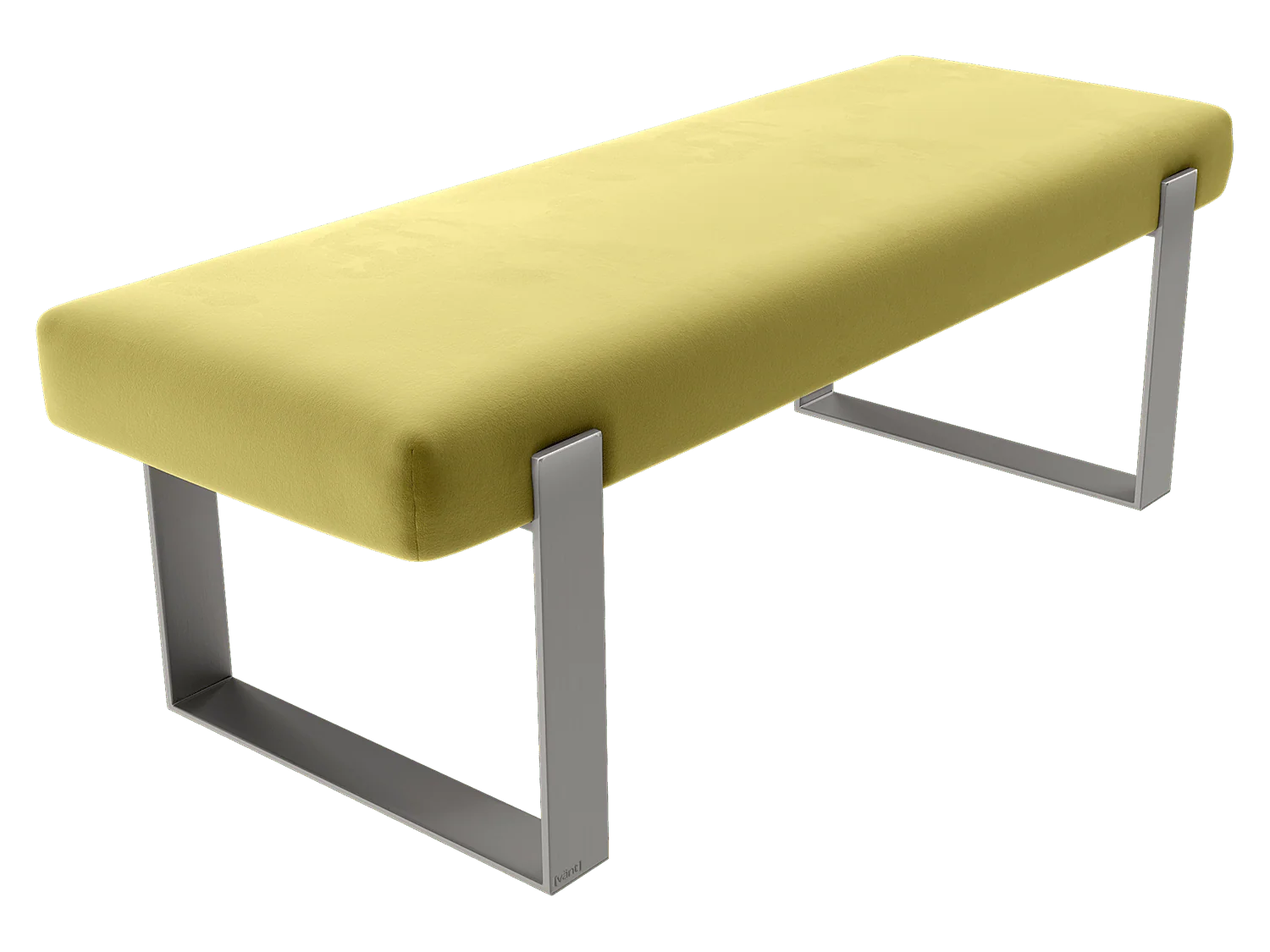 Vant Upholstered Bedroom Bench - Brushed Nickel Legs - Image 122