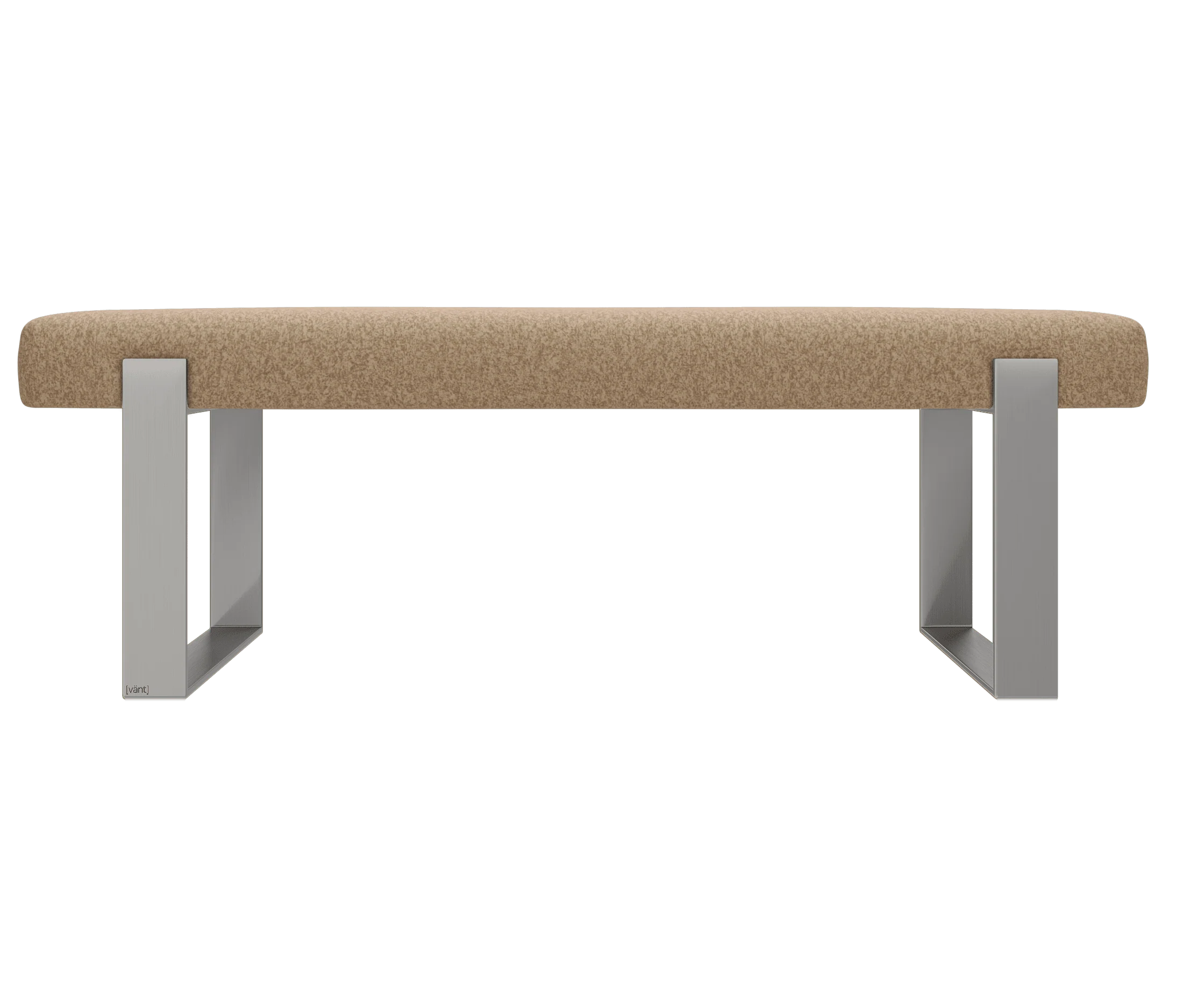 Vant Upholstered Bedroom Bench - Brushed Nickel Legs - Image 134