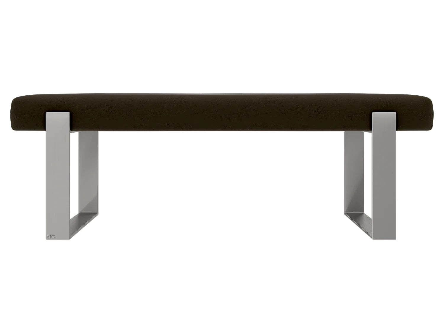 Vant Upholstered Bedroom Bench - Brushed Nickel Legs - Image 14