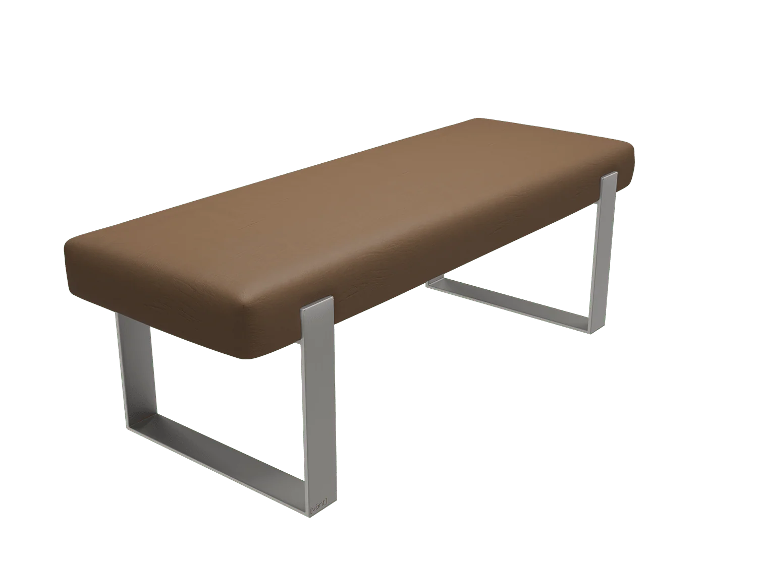 Vant Upholstered Bedroom Bench - Brushed Nickel Legs - Image 140