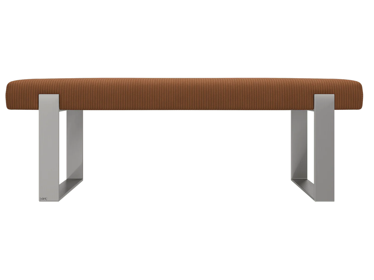 Vant Upholstered Bedroom Bench - Brushed Nickel Legs - Image 141