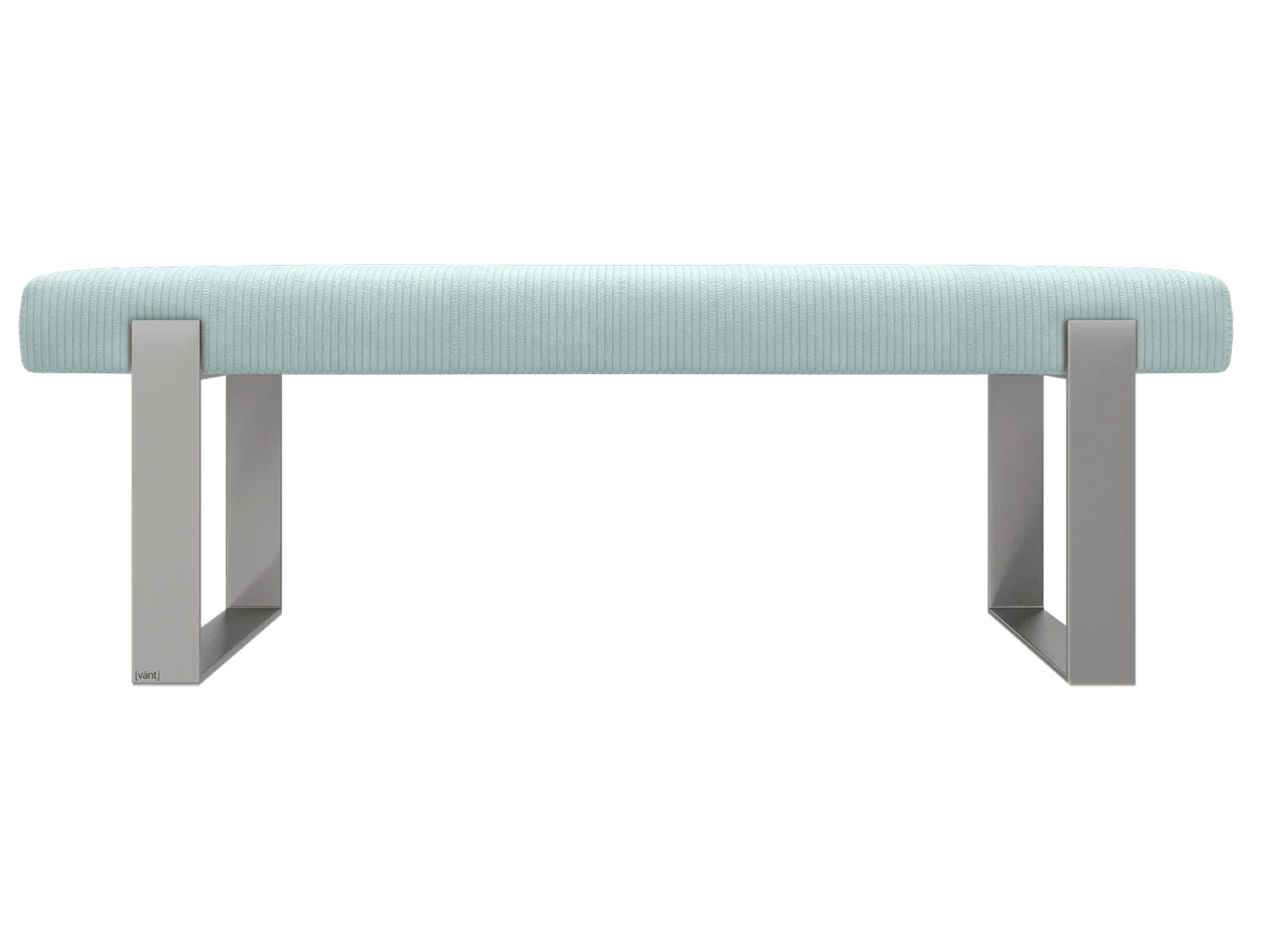 Vant Upholstered Bedroom Bench - Brushed Nickel Legs - Image 144