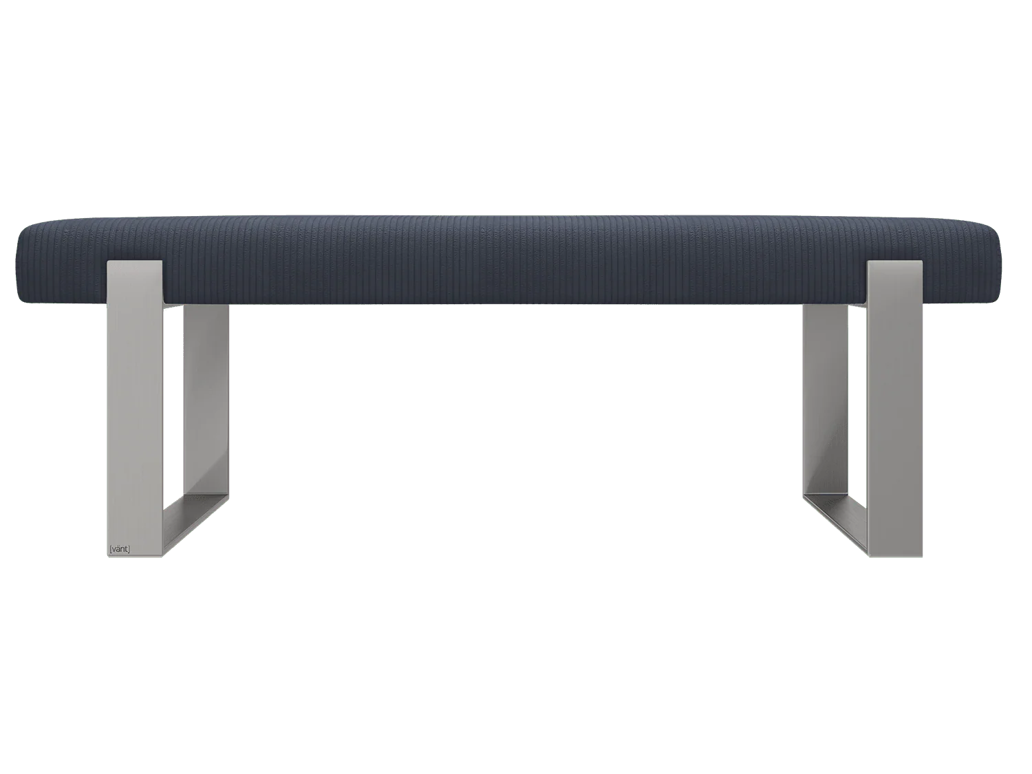 Vant Upholstered Bedroom Bench - Brushed Nickel Legs - Image 145