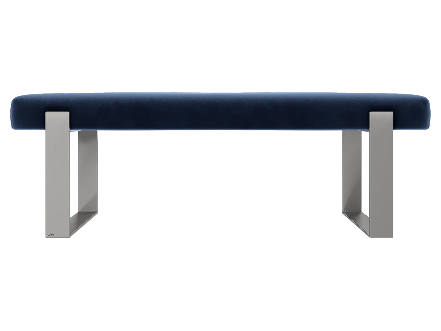 Vant Upholstered Bedroom Bench - Brushed Nickel Legs - Image 22