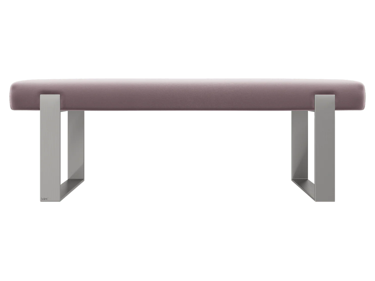 Vant Upholstered Bedroom Bench - Brushed Nickel Legs - Image 23