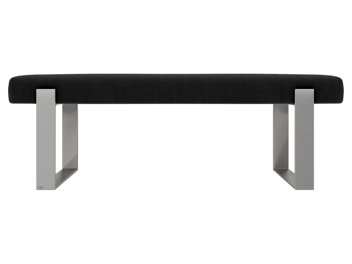 Vant Upholstered Bedroom Bench - Brushed Nickel Legs - Image 26