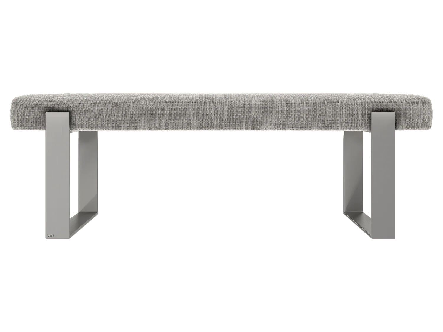 Vant Upholstered Bedroom Bench - Brushed Nickel Legs - Image 28