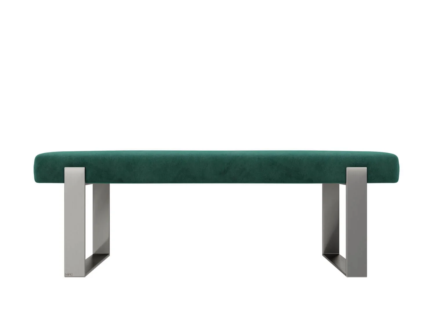 Vant Upholstered Bedroom Bench - Brushed Nickel Legs - Image 29