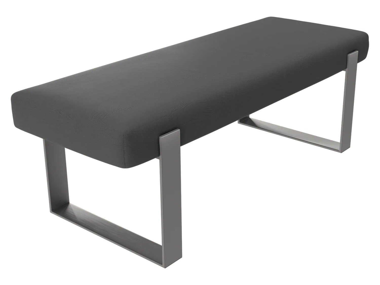 Vant Upholstered Bedroom Bench - Brushed Nickel Legs - Image 31