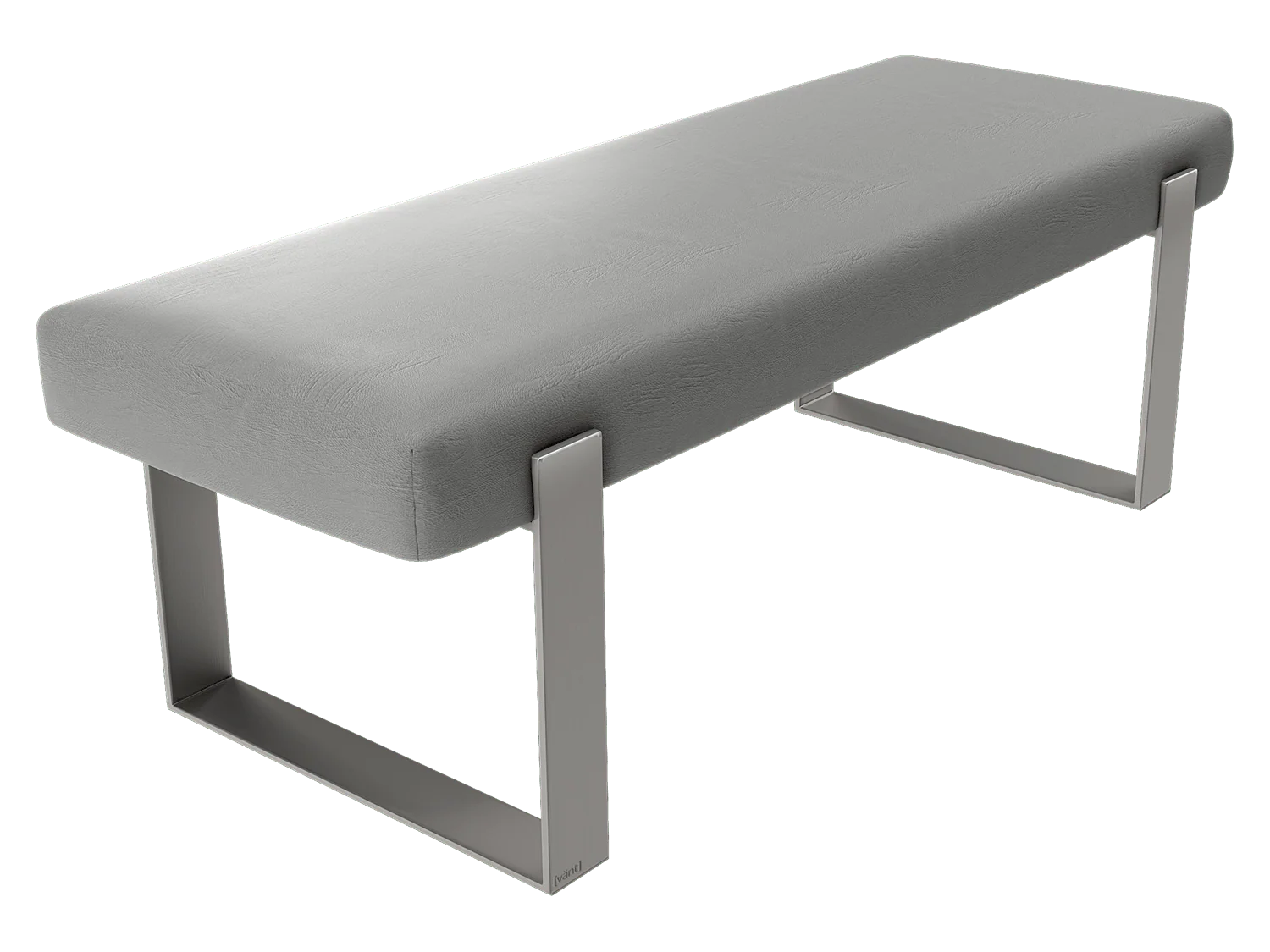 Vant Upholstered Bedroom Bench - Brushed Nickel Legs - Image 32