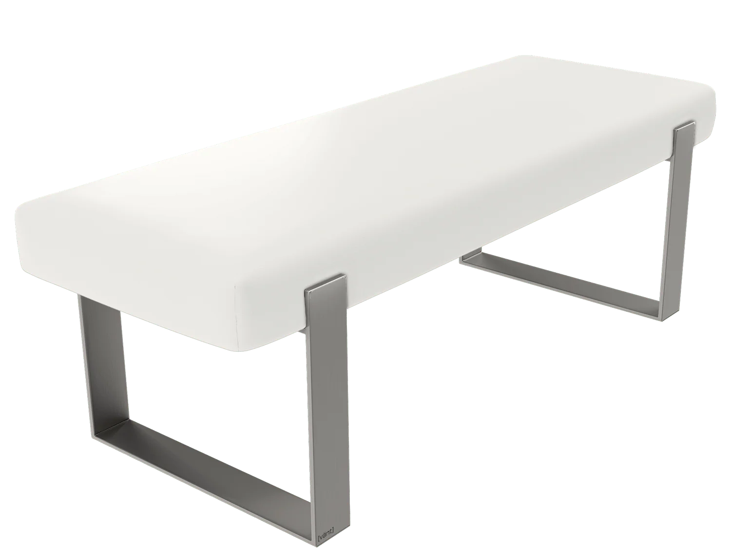 Vant Upholstered Bedroom Bench - Brushed Nickel Legs - Image 34