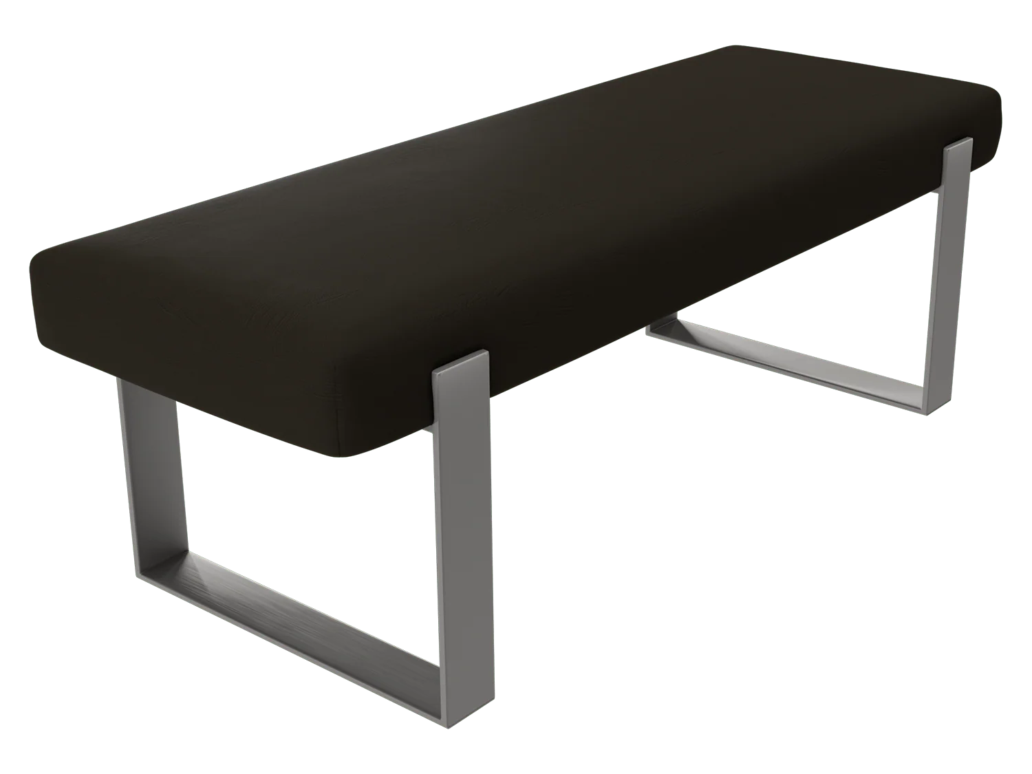 Vant Upholstered Bedroom Bench - Brushed Nickel Legs - Image 35