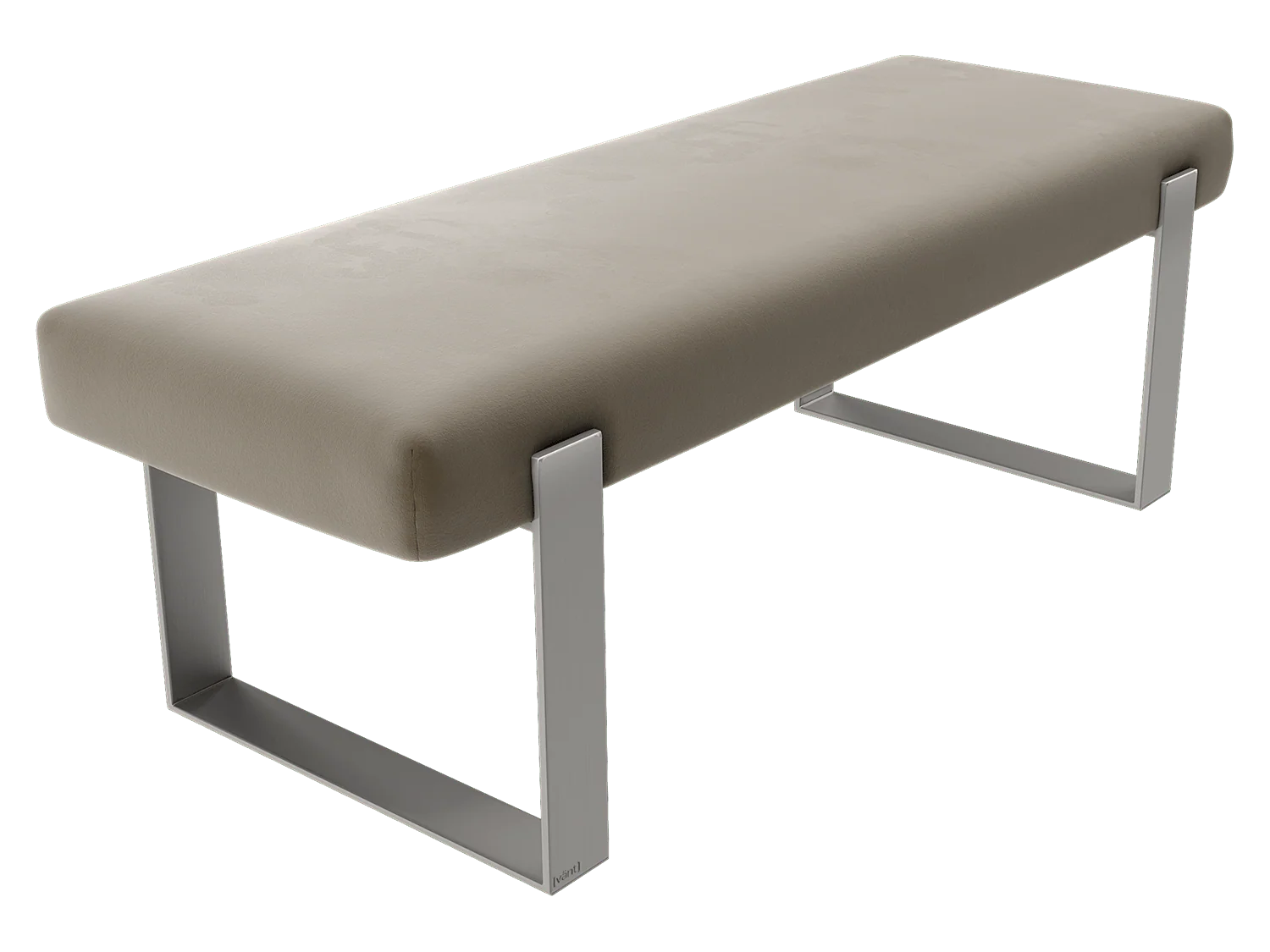 Vant Upholstered Bedroom Bench - Brushed Nickel Legs - Image 38