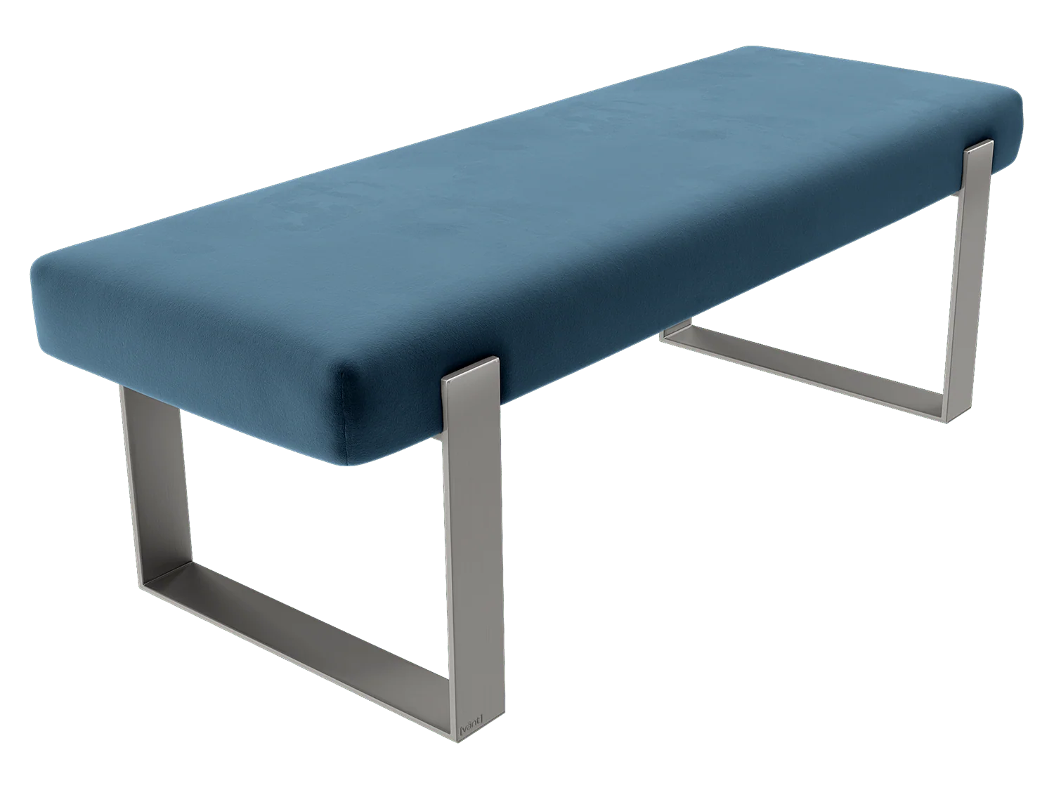 Vant Upholstered Bedroom Bench - Brushed Nickel Legs - Image 41