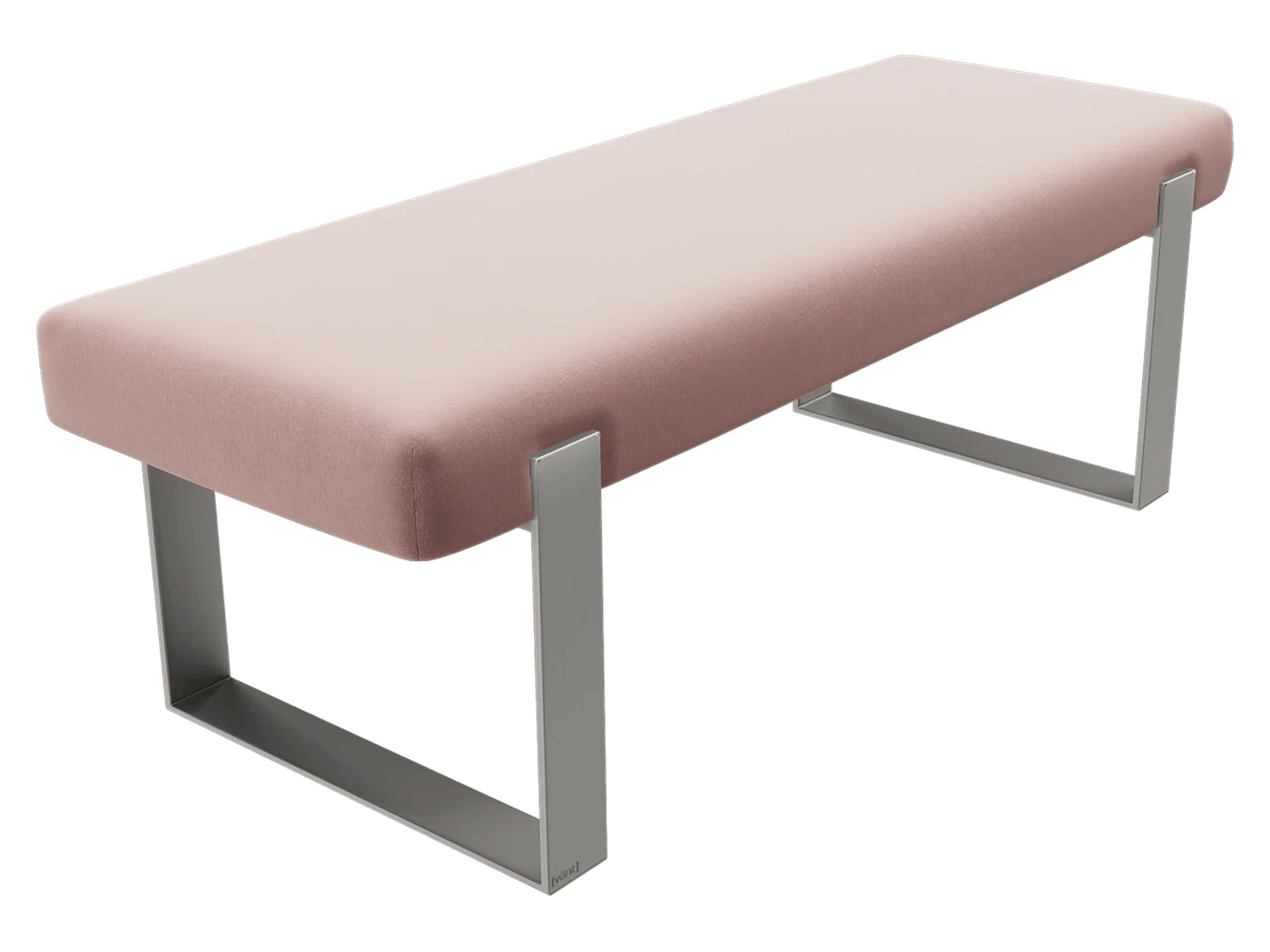 Vant Upholstered Bedroom Bench - Brushed Nickel Legs - Image 42