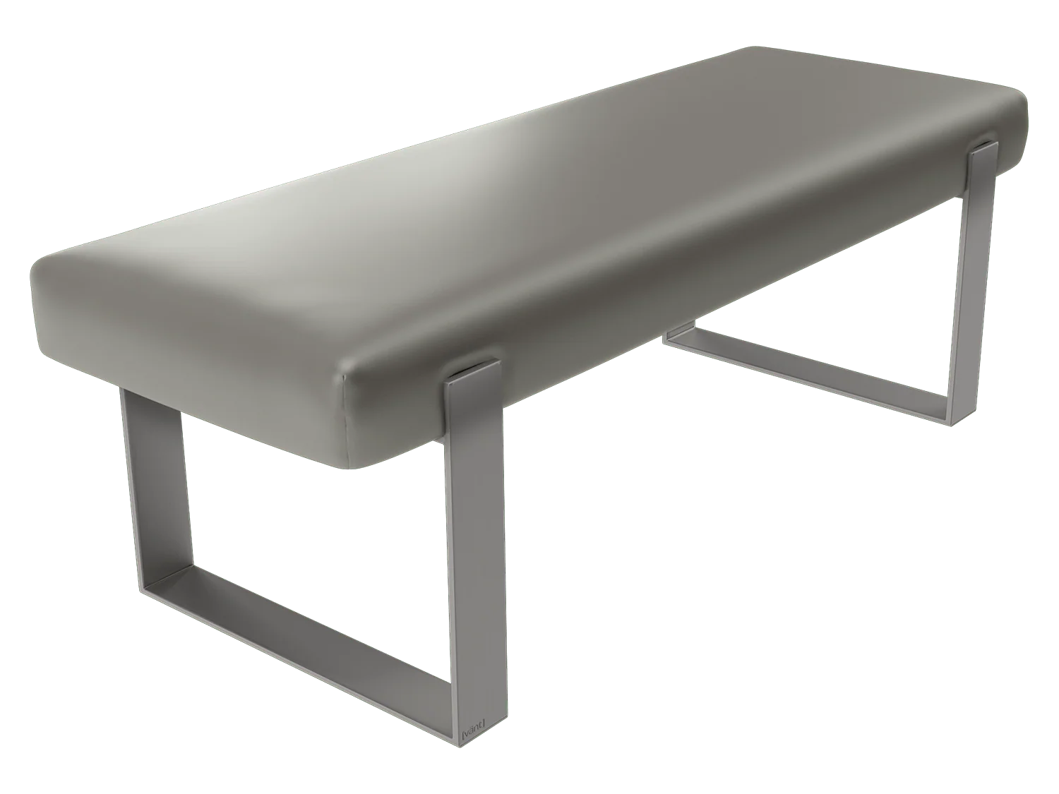 Vant Upholstered Bedroom Bench - Brushed Nickel Legs - Image 45