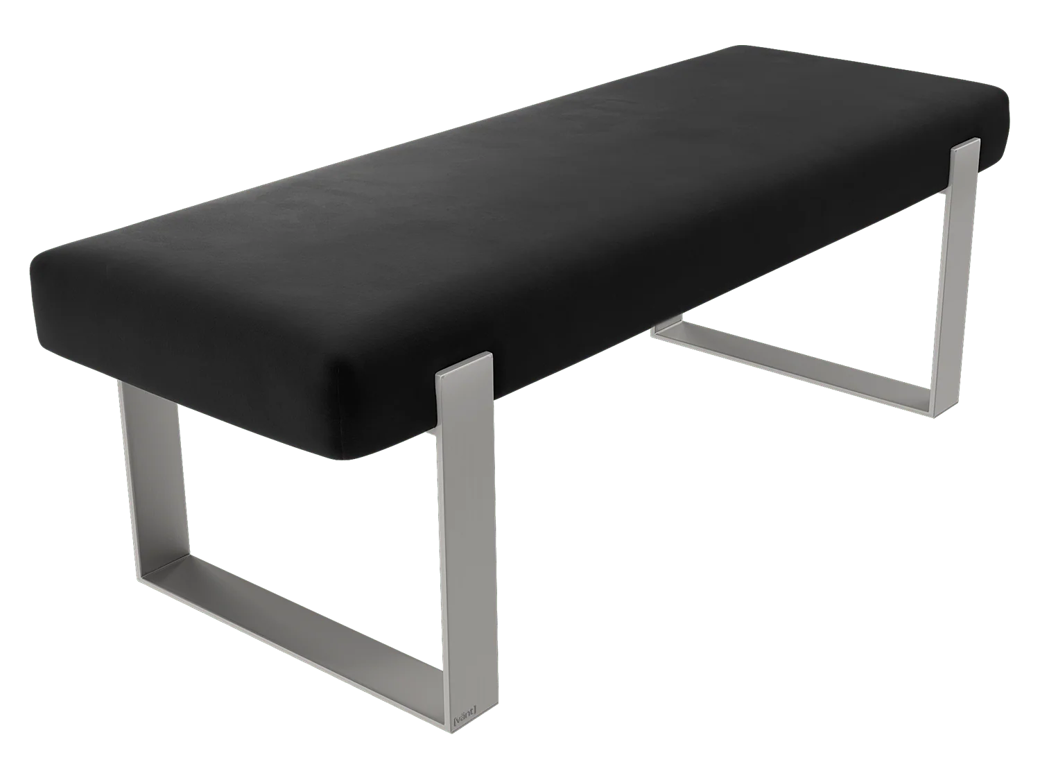 Vant Upholstered Bedroom Bench - Brushed Nickel Legs - Image 46