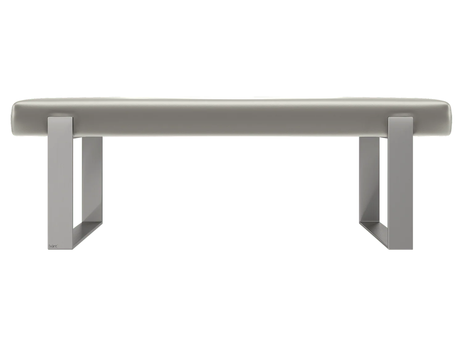 Vant Upholstered Bedroom Bench - Brushed Nickel Legs - Image 5