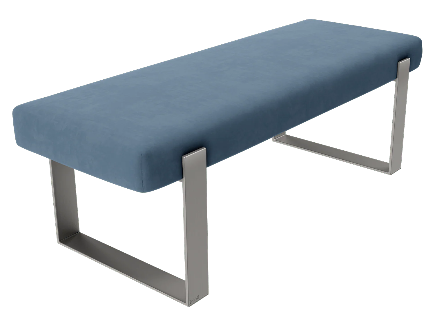 Vant Upholstered Bedroom Bench - Brushed Nickel Legs - Image 53