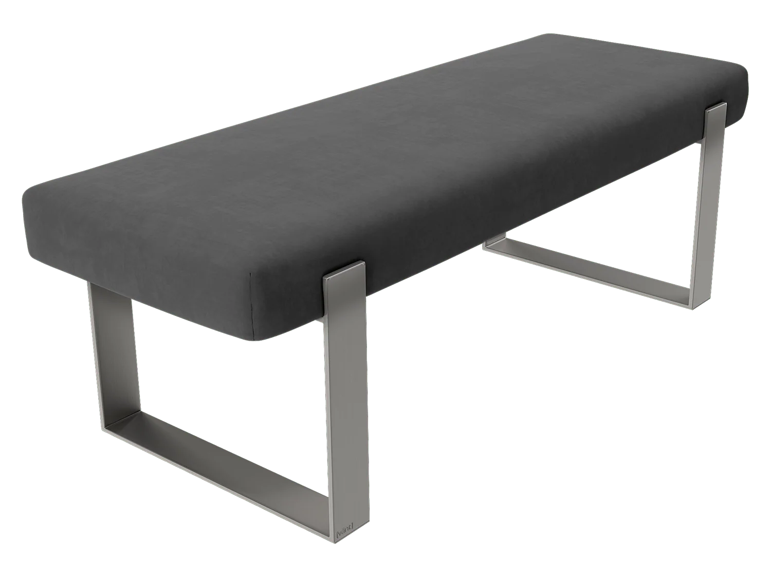 Vant Upholstered Bedroom Bench - Brushed Nickel Legs - Image 55