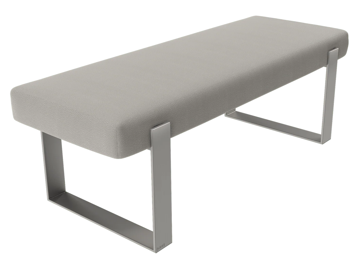 Vant Upholstered Bedroom Bench - Brushed Nickel Legs - Image 64